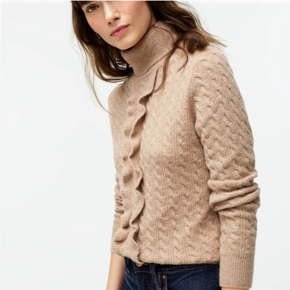 J.Crew Ruffle Sweater Size Small - Picture 2 of 10